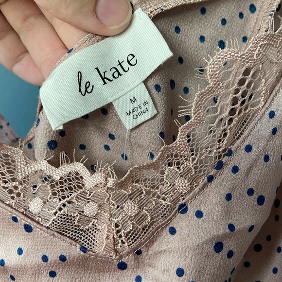 NWT Le Kate Polka Dot Camisole- Size S & M - Picture 4 of 6